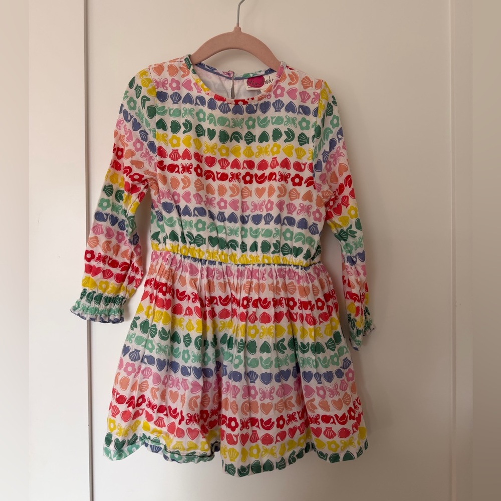 Mini Boden Multicolor Patterned Kids Dress